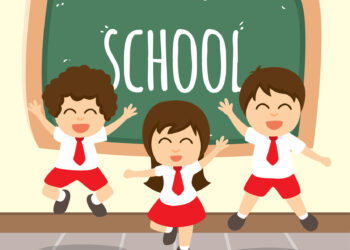 ilustrasi anak sekolah (Sumber: Freepik)