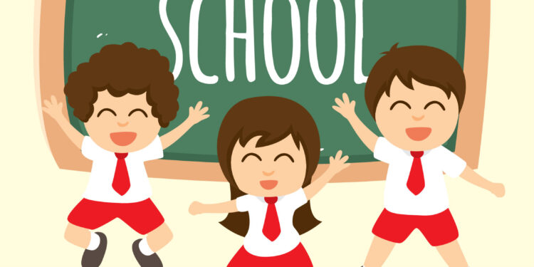 ilustrasi anak sekolah (Sumber: Freepik)