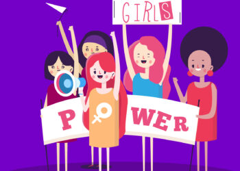 Ilustrasi gerakan perempuan (Freepik)