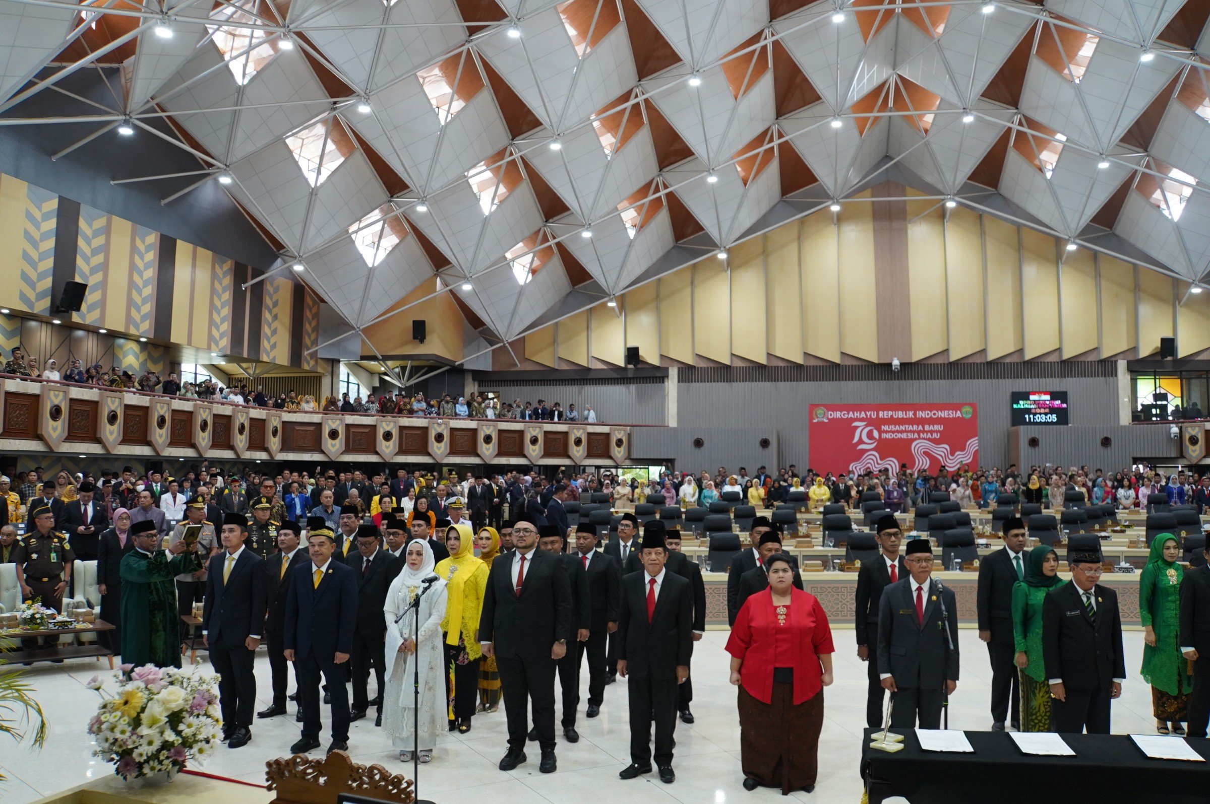 Pelantikan anggota DPRD Kaltim 2024-2029 (Dok: DPRD Kaltim)