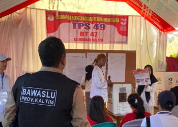 pemilihan umum di Kaltim beberapa waktu lalu (Sumber: Bawaslu Kaltim)