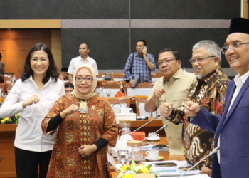 pertemua Menteri dan wakil menteri PPPA dengan DPR RI (Sumber: Kemenpppa)