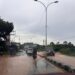 Ilustrasi jalan banjir di Kalimantan Timur (srana