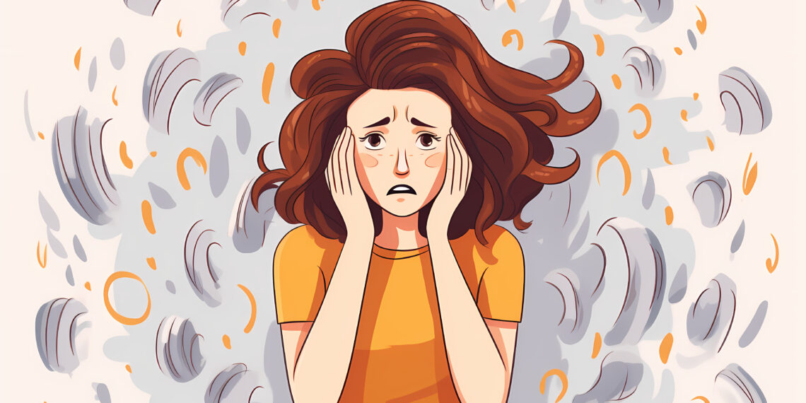 ilustrasi seseorang saat menderita karena kecemasan (sumber: Freepik)