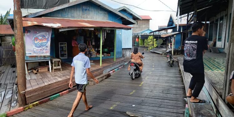 ilustrasi desa di Kutai Kartanegara