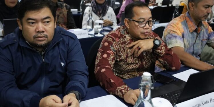 Para peserta pelatihan kegiatan penguatan kapasitas