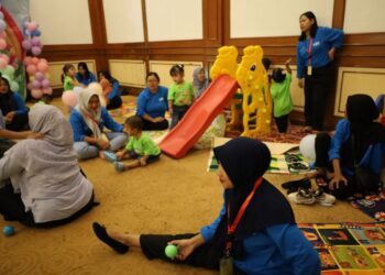 Suasana Lomba Balita sehat se Kukar