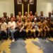 Pjs Bupati Kukar Bambang Arwanto dengan perwakilan PT REA Kaltim dan masyarakat sekitarnya.