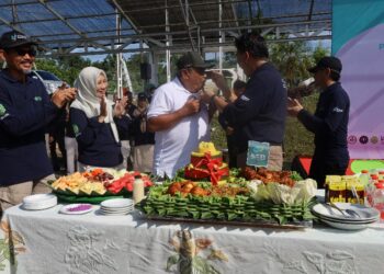 Perayaan Hari Kesehatan Nasional di Lapangan RSUD AM Parikesit