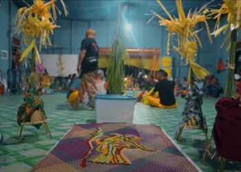 Salah satu acara Kutai Adat Lawas di Desa Kedang Ipil (Sumber: Istimewa)