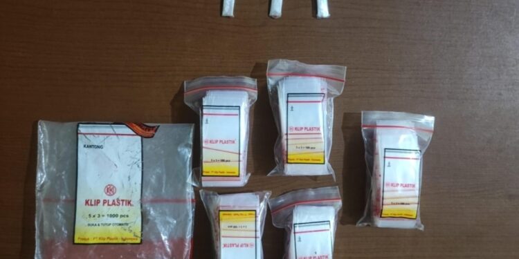 barang bukti terkait kasus narkoba di Muara Kaman