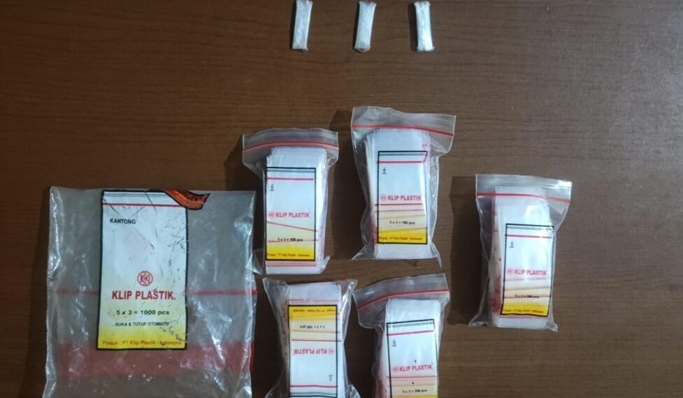 barang bukti terkait kasus narkoba di Muara Kaman