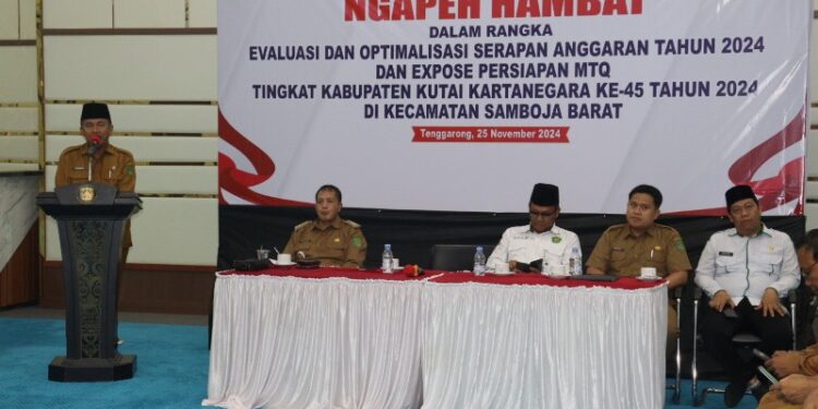 Ngapeh Hambat dalam rangka persiapan MTQ di Samboja Barat