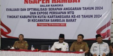 Ngapeh Hambat dalam rangka persiapan MTQ di Samboja Barat