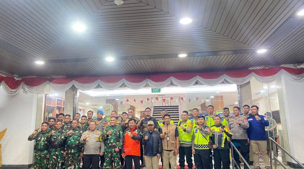 patroli gabungan pada malam sebelum pilkada