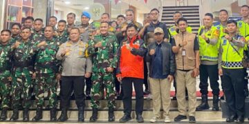 patroli gabungan pada malam sebelum pilkada