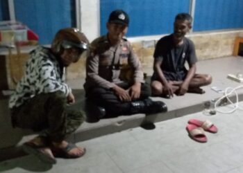 Polsek Tenggarong Intensifkan Patroli Jam Rawan Pasca Pencoblosan Pemilu 2024