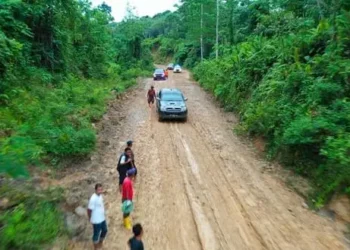 salah satu ruas ke Mahakam Ulu (foto; Pemprov Kaltim)
