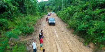 salah satu ruas ke Mahakam Ulu (foto; Pemprov Kaltim)