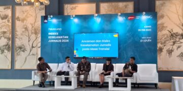 Pemaparan indeks keselamatan jurnalis 2024 (doc: Panitia)