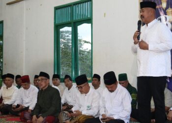 (Bupati Kukar Memberikan Sambutan di Masjid At Takwa/Istimewa)