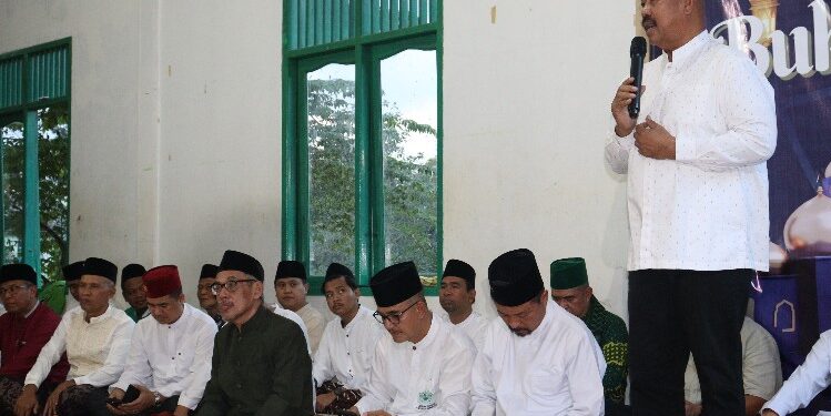 (Bupati Kukar Memberikan Sambutan di Masjid At Takwa/Istimewa)