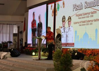 (Acara pisah sambut PJ, gubernur dan wakil gubernur/istimewa)