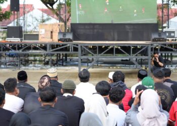 (Nonton Bareng Warga Anggana. Timnas Indonesia Vs Australia/Istimewa)