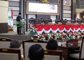 (Sekda Menyampaikan Laporan Keterangan Pertanggungjawaban/Istimewa)