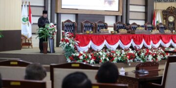 (Sekda Menyampaikan Laporan Keterangan Pertanggungjawaban/Istimewa)