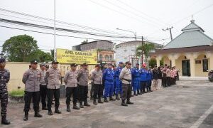 (Apel Gabungan untuk Keamanan dan Kelancaran Malam Takbiran/Istimewa)