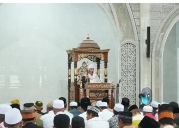 (Sholat Idul Fitri di Masjid Sirajul Huda Al Hifnie/Istimewa)