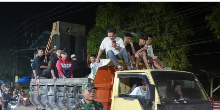 (Takbir Keliling di Kecamatan Anggana/Istimewa)