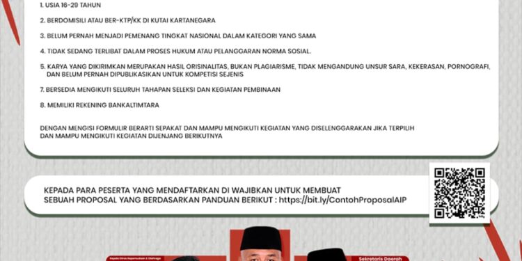 Dispora Kukar Buka Pendaftaran Duta Pemuda 2025, Cari Pemuda Inspiratif dan Berprestasi