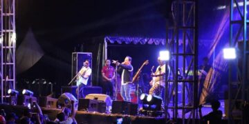 (Penutupan Acara Pesta Laut Pesisir Bersama Wali Band/Istimewa)