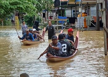 (Banjir di Kecamatan Loa Kulu/Istimewa)