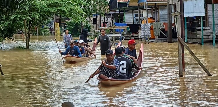 (Banjir di Kecamatan Loa Kulu/Istimewa)