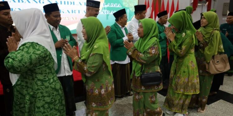 (Halal Bihalal Bupati Kukar Dengan Warda NU Kukar/Istimewa)