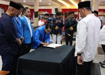 (Pelantikan Sekaligus Halal Bihalal Dewan Pengurus Daerah (DPD) dan Komite Nasional Pemuda Indonesia (KNPI)/Istimewa)