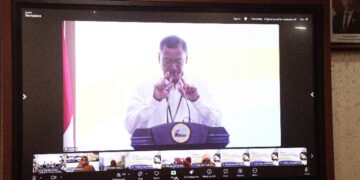 (Video Conference Workshop Pengawasan Kearsipan Tindak Lanjut/Istimewa)