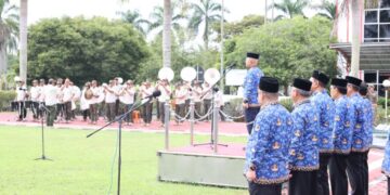 (Upacara Peringatan Hari Otonomi Daerah Ke-29 di Kukar/Istimewa)