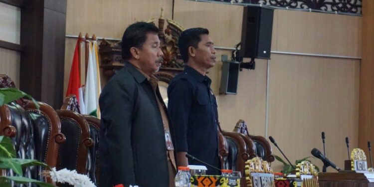 (Rapat Paripurna DPRD atas LKJP Bupari Kukar 2024/Istimewa)