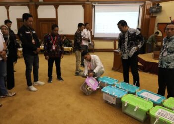 (Rapat Pleno Rekapitulasi Perolehan Suara Pilkada Kukar di Hotel Elty Singgasana/Istimewa)