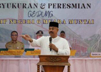 (Syukuran dan Peresmian Gedung SMPN 6 Muara Muntai/Istimewa)