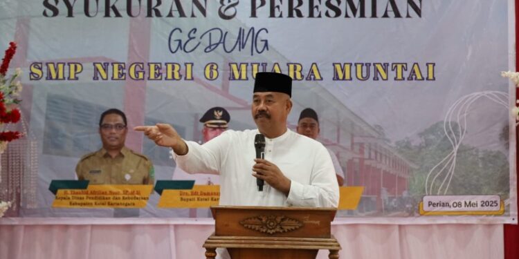(Syukuran dan Peresmian Gedung SMPN 6 Muara Muntai/Istimewa)