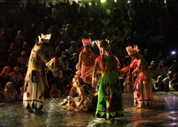 (Penampilan Tim Kesenian Kukar Pukau Ribuan Penonton di Yogyakarta/Istimewa)