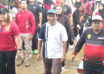 (Senam Jantung Sehat dan Zumba Party di Desa Manunggal Jaya Kecamatan Tenggarong Seberang/Istimewa)