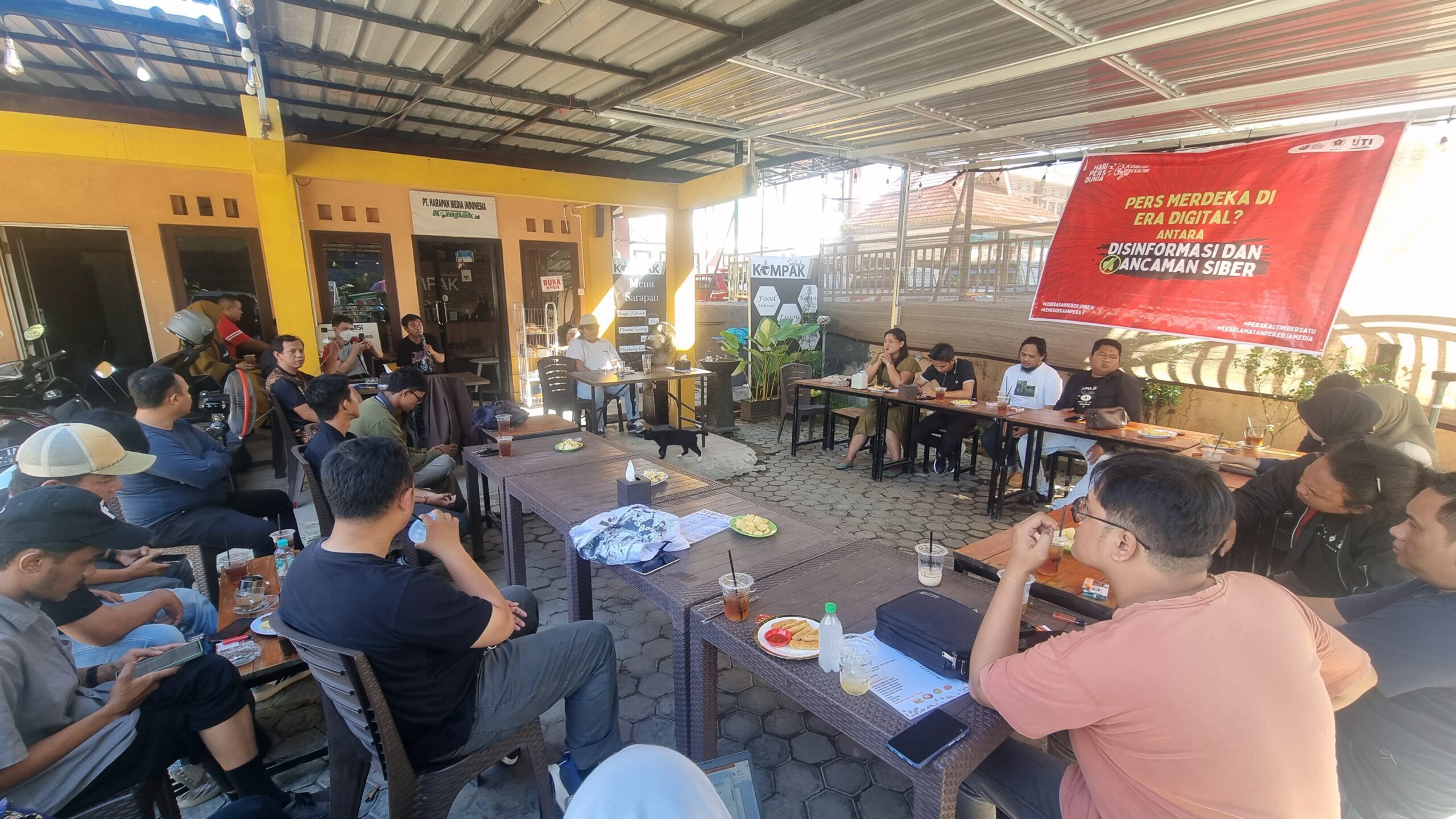Diskusi soal doxing di Samarinda (Koalisi Pers Kaltim)