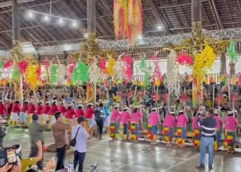 acara mecaq undat di Tabang, Kukar