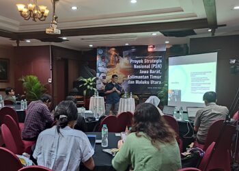 peluncuran buku Tangis dari Proyek Strategis Nasional (PSN) di tiga provinsi. (Foto: Panitia)